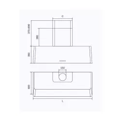 Cooker hood ILVE AG60
