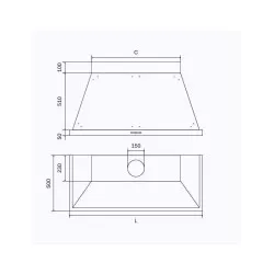 Cooker hood ILVE ANB90
