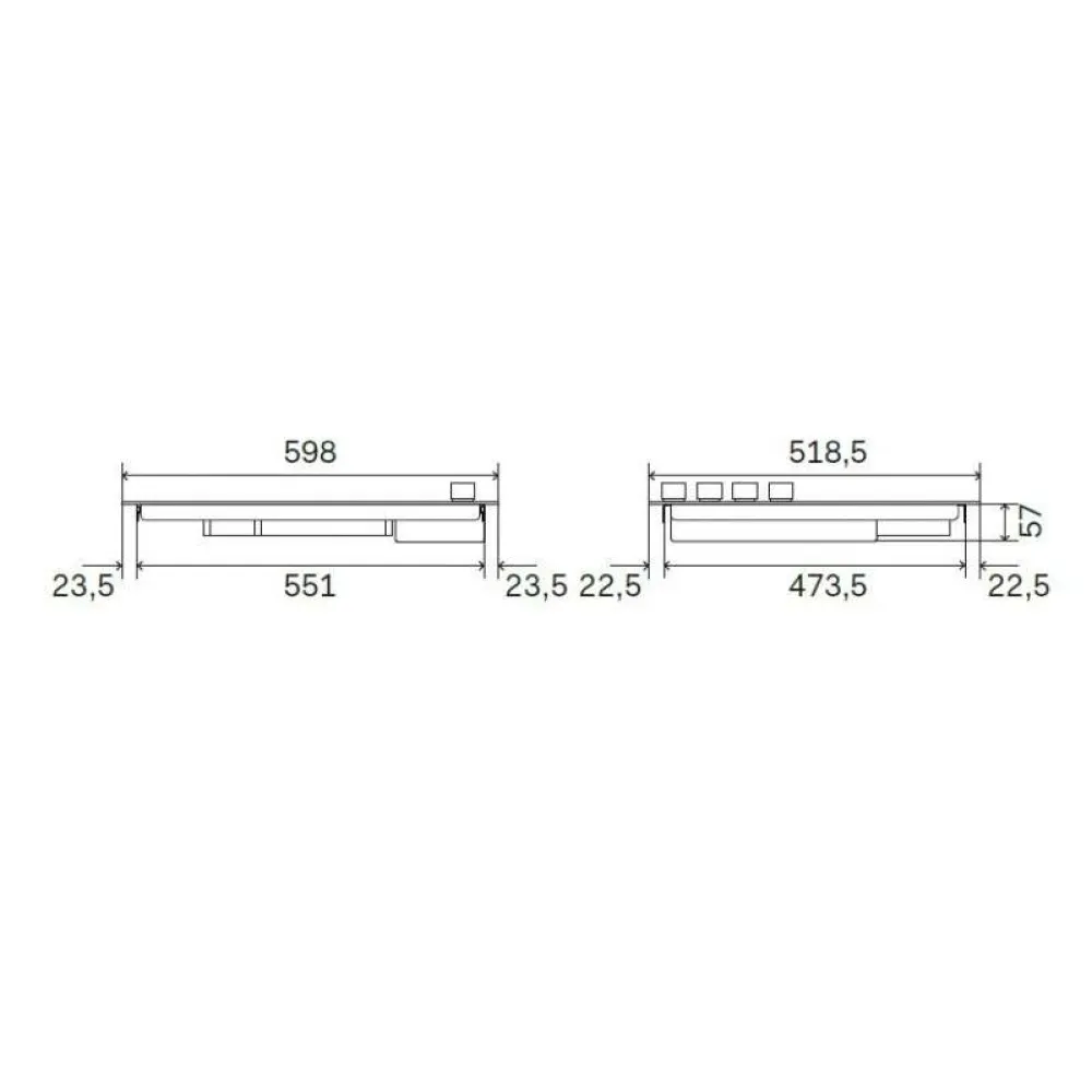 Induction hob ILVE HVI364N