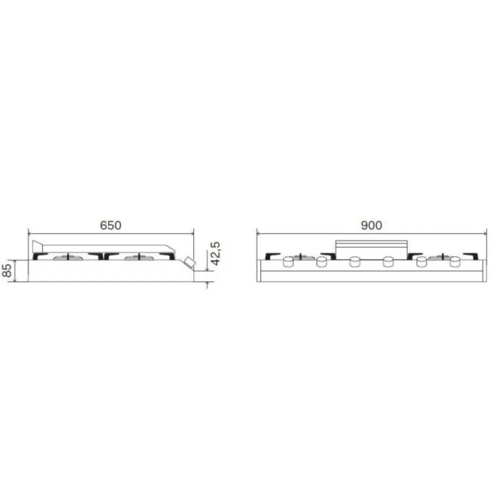 Hob ILVE HCP965FD