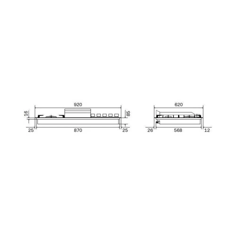 Hob ILVE XLPT90FD
