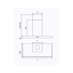 Cooker hood ILVE AGK100