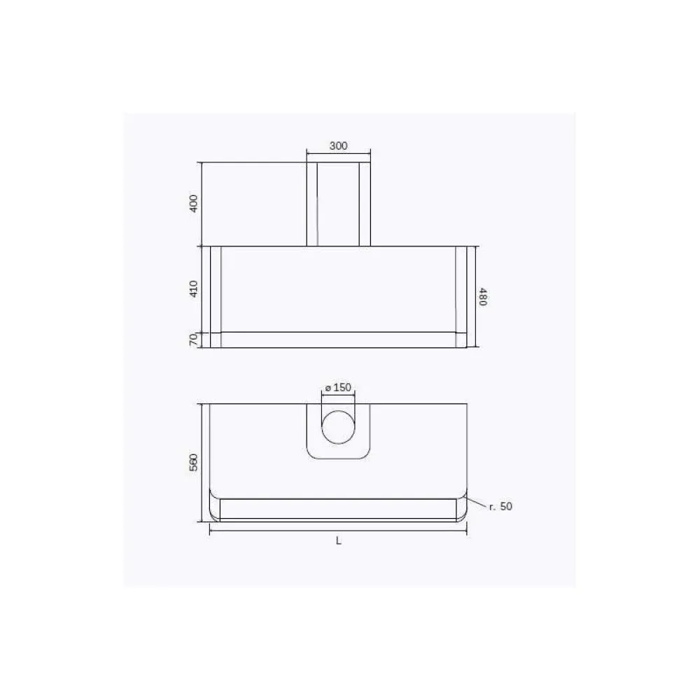 Cooker hood ILVE APM120