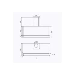 Cooker hood ILVE APM90