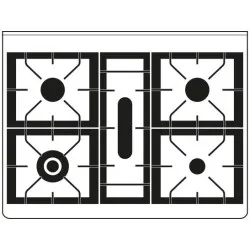 Cooking stove ILVE M09PDNE3