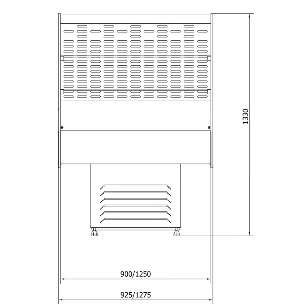 Display case JUKA R-1-SO-90-I