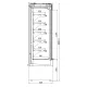Impulse display case JUKA R-1-VR-60/80-I
