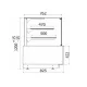 Confectionery display case JUKA C-1-LMM-90CH
