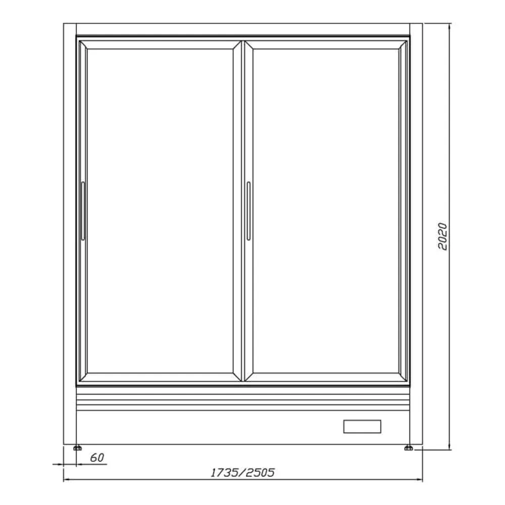 Freezer JUKA SZ-1-OS-2D/80