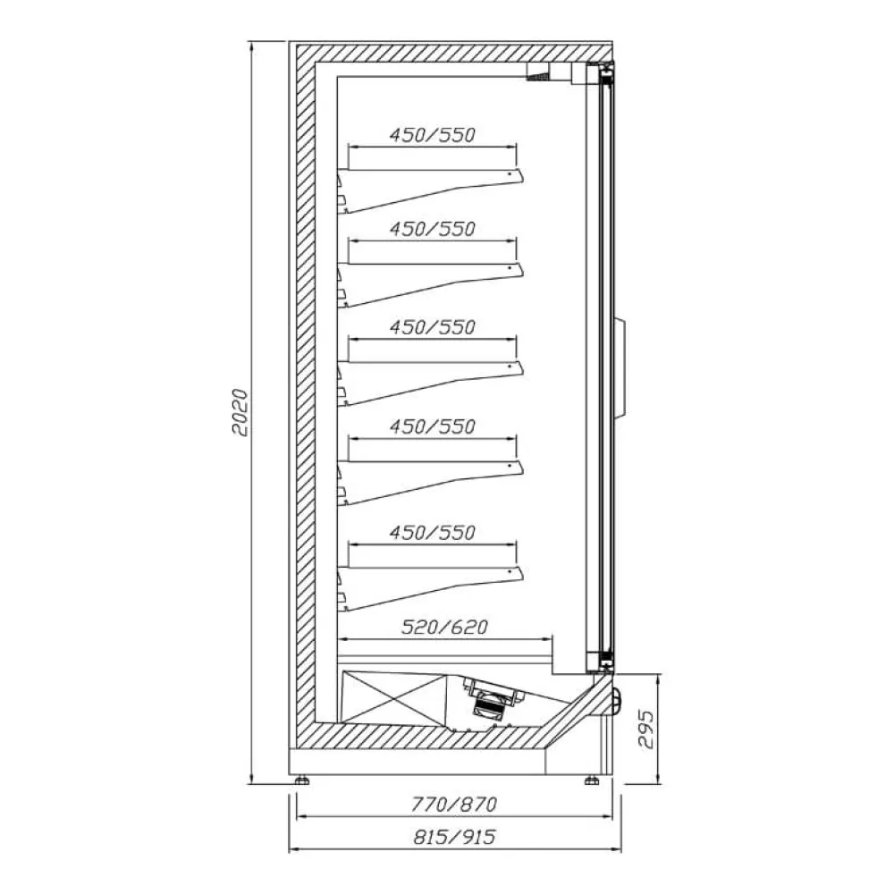 Freezer JUKA SZ-1-OS-2D/80