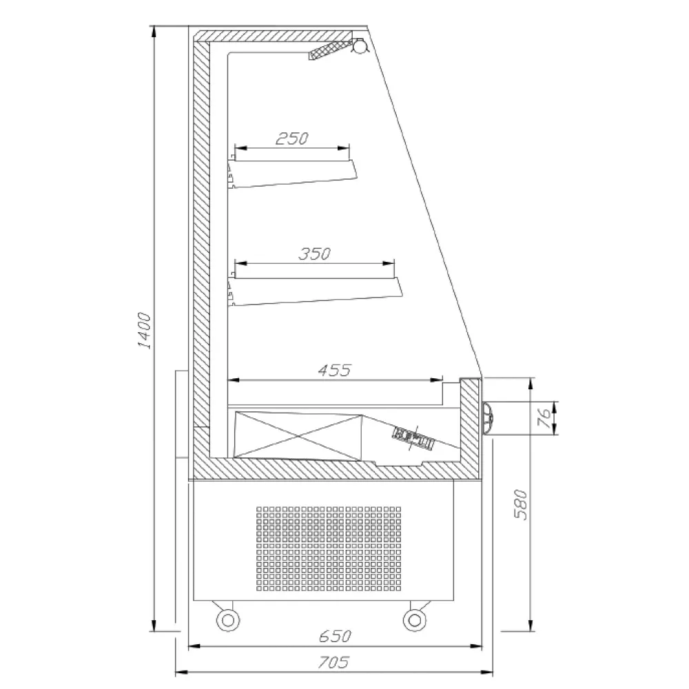 Showcase JUKA R-1-SM-120/70