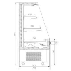 Showcase JUKA R-1-SM-70/70