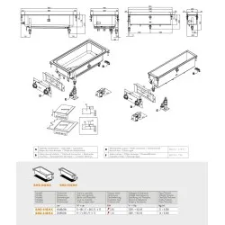 Drop-in electric bain-marie for ships LOTUS 26050410X