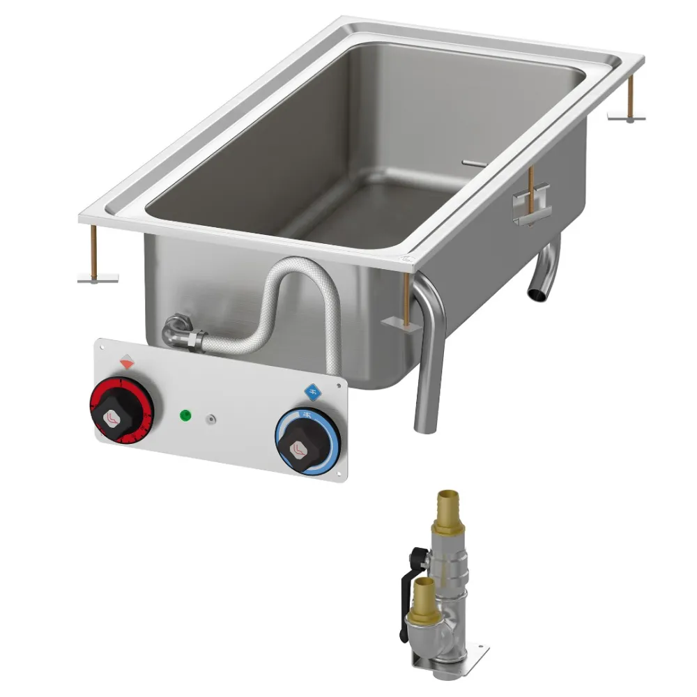 Drop-in electric bain-marie for ships LOTUS 28050410X