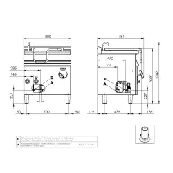 Electric deep fryer LOTUS 08070835X
