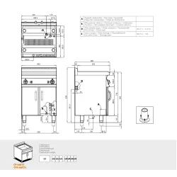 Pasta cooker for ships LOTUS 06100655X