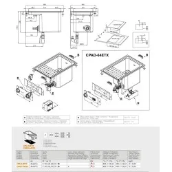 Drop-in pasta cooker for ships LOTUS 26100430X