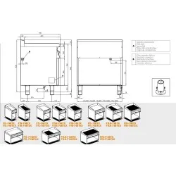 Electric griddle for ships LOTUS 08060431X
