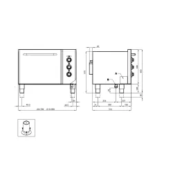 Multifunctional electric oven-stand LOTUS 06490813