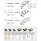 Drop-in electric hob for ships LOTUS 26030432X