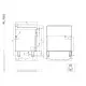 Neutral worktop LOTUS 08010200X