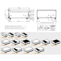 Electric griddle for ships LOTUS 19060436X