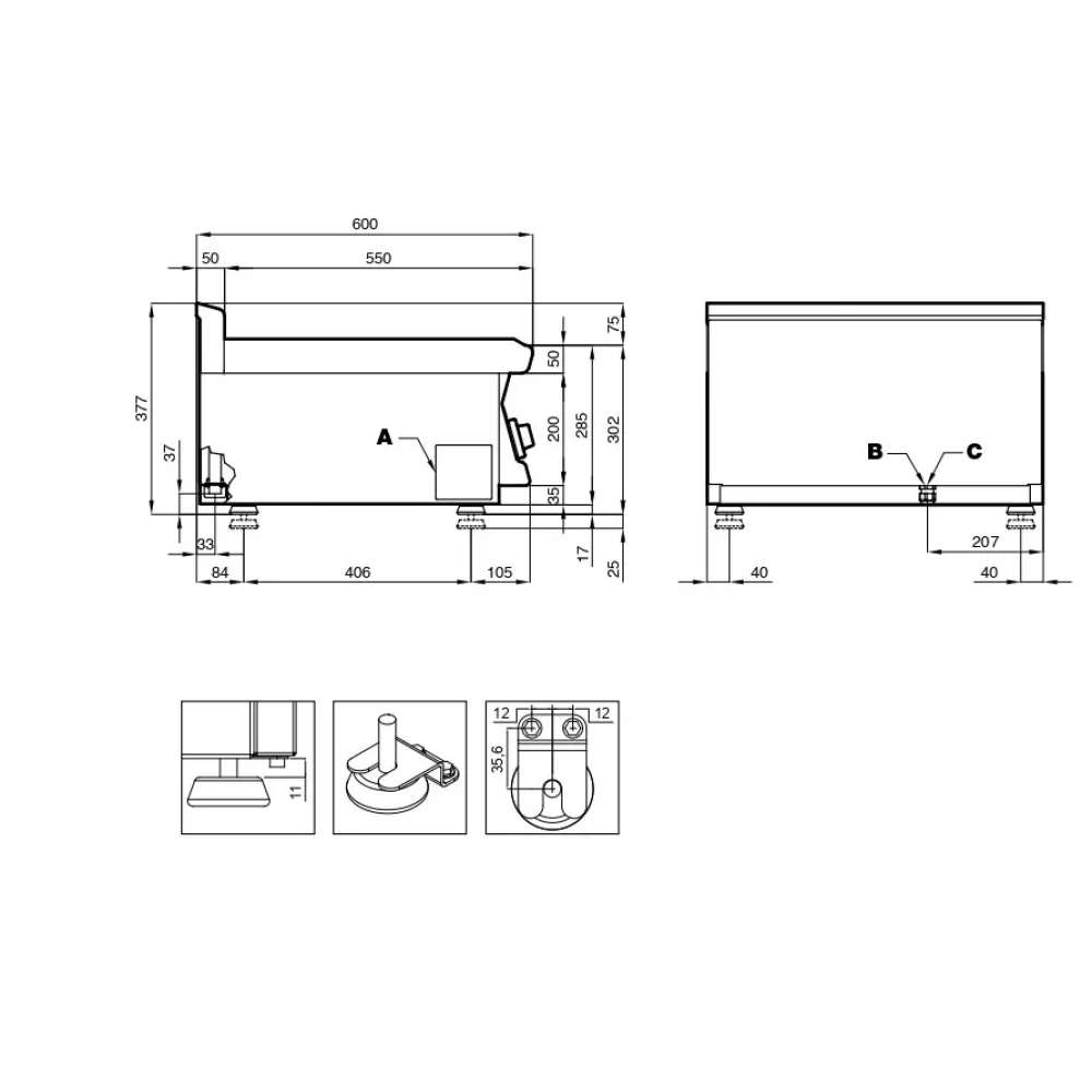 Lava grill LOTUS 16080630X