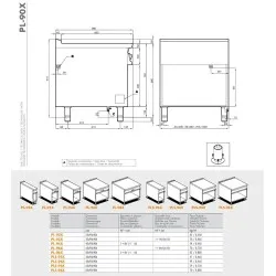 Neutral worktop LOTUS 09010200X