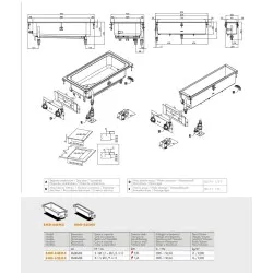 Drop-in frying equipment for ships LOTUS 26040410X