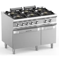 Gas stove with oven MBM FB711AFEXS