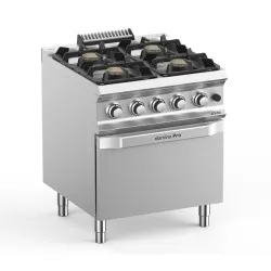 Gas stove with oven MBM FB77FGXS