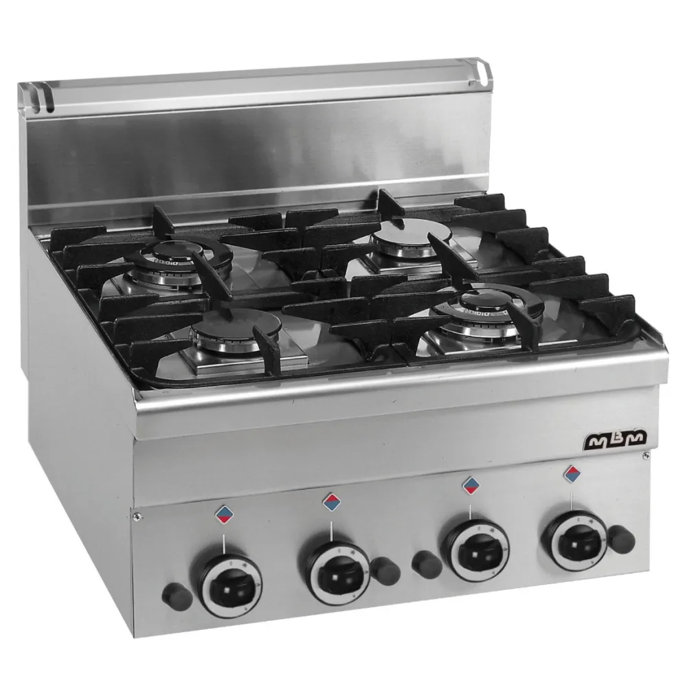 Tabletop gas hob MBM G4S6