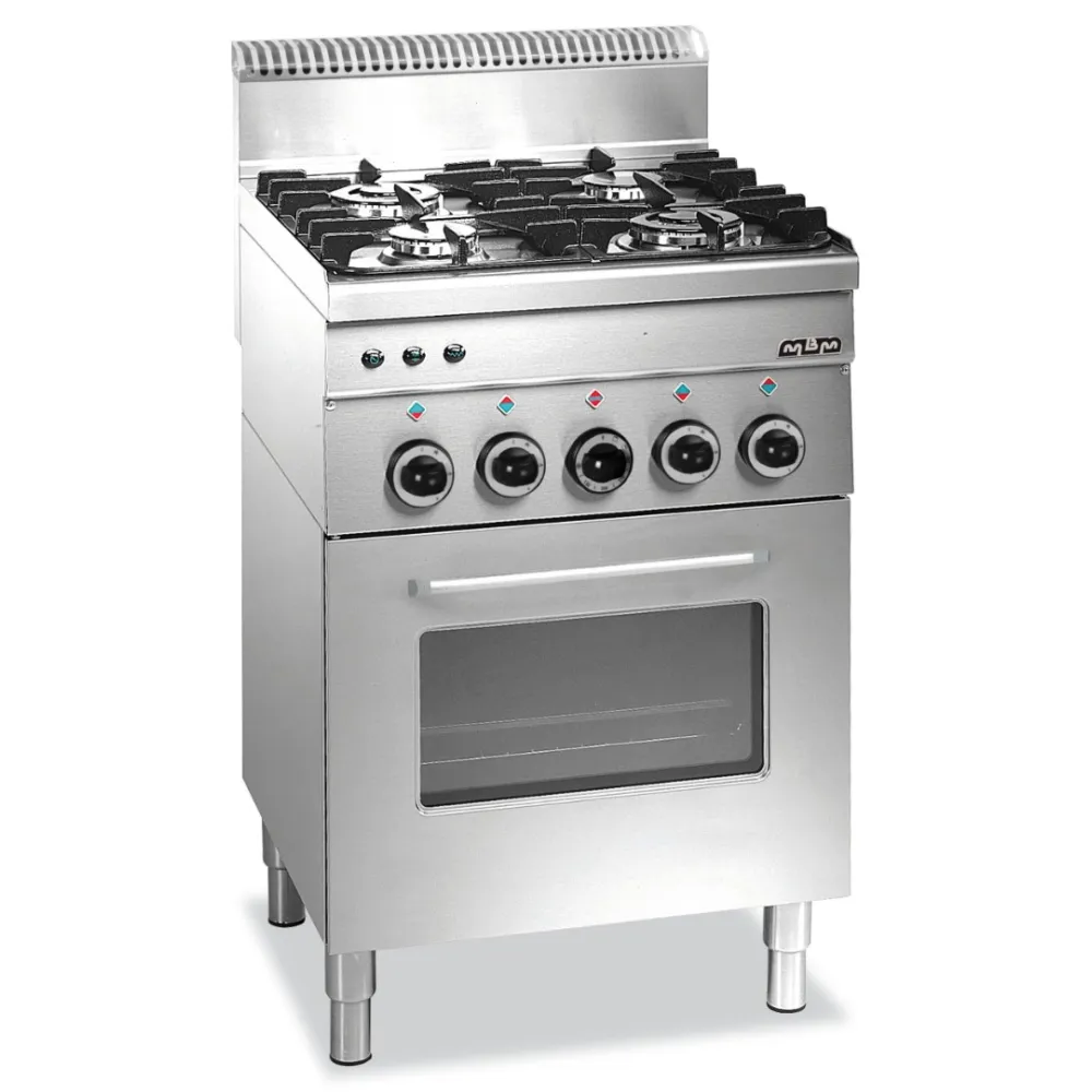 Gas stove with oven MBM G4SFE6