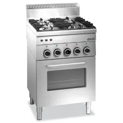 Gas stove with oven MBM G4SFE6