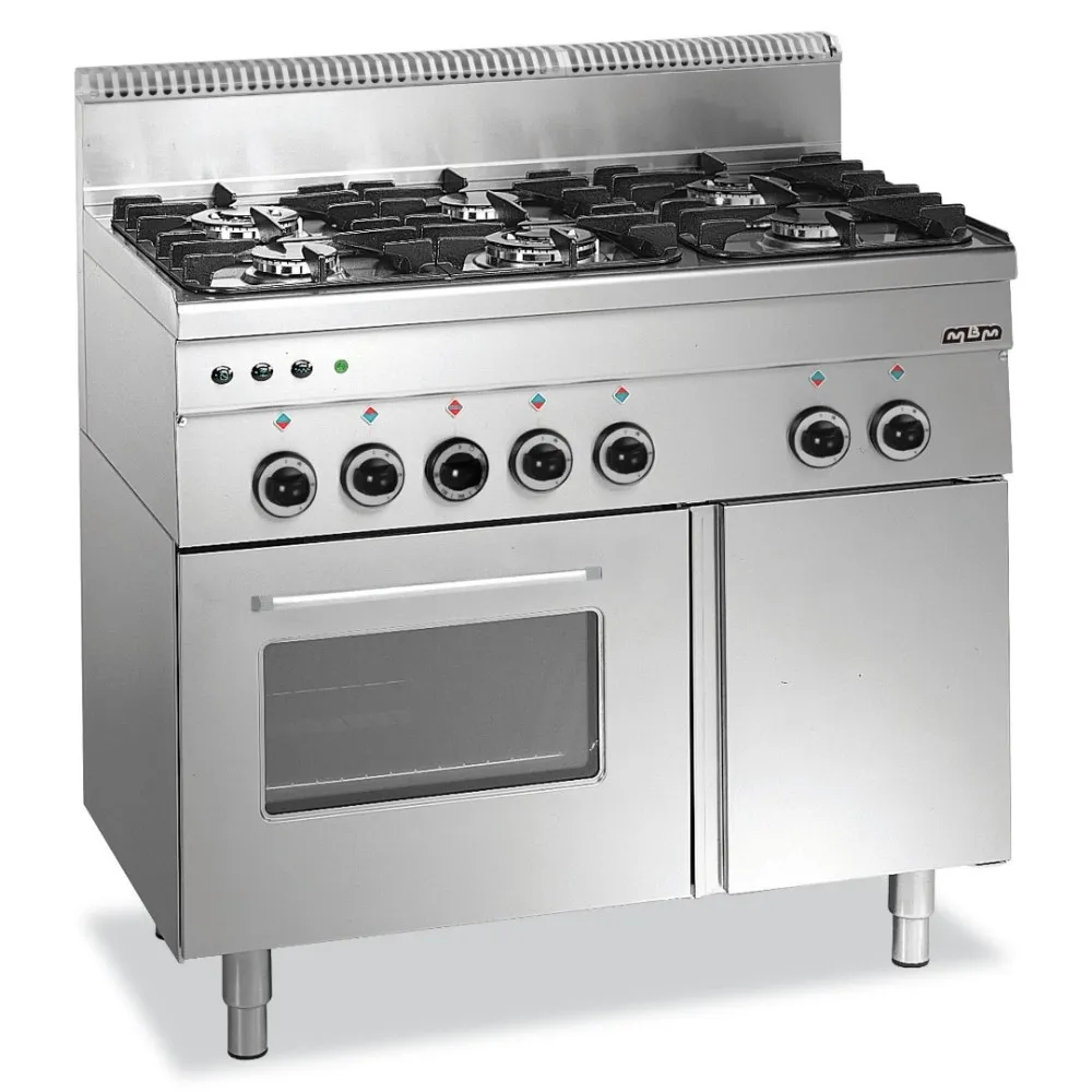 Gas stove with oven MBM G6SFA6