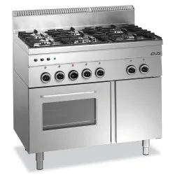 Gas stove with oven MBM G6SFA6