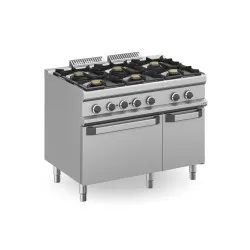 Gas stove with oven MBM MFB711AFEXS