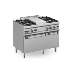 Gas stove with oven MBM MFB711MFG4XL