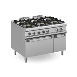 Gas stove with oven MBM MFB912AFEXXS