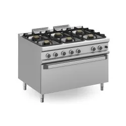 Gas stove with oven MBM MFB912FGMXXL