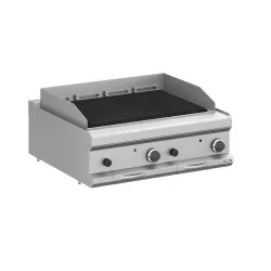Charcoal-gas grill MBM MPLG78T