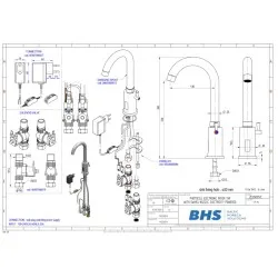 Electronic water mixer MONOLITH ZEUS005/C