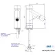 Automatic water mixer MONOLITH ARES001p