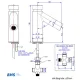 Automatic water mixer MONOLITH ARES001p/pm