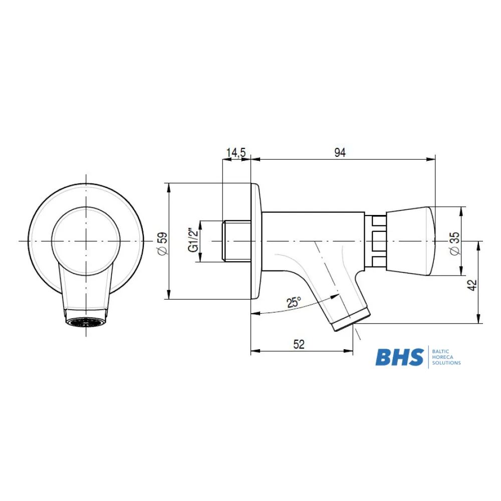 Automatic water mixer MONOLITH ARES004