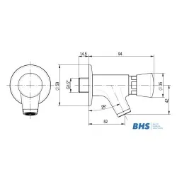Automatic water mixer MONOLITH ARES004