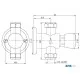 Automatic mixer tap A009 MONOLITH ARES009