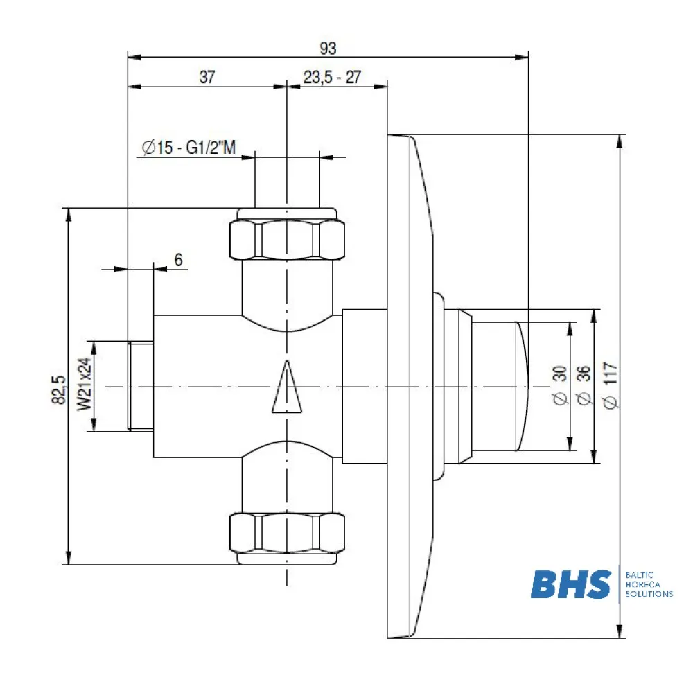 Automatic mixer tap A010 MONOLITH ARES010