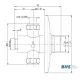 Automatic mixer tap A010 MONOLITH ARES010