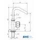 Water mixer for cooking line MONOLITH R0601010103